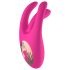 Mrow - oppladbar, 3-armet klitorisvibrator (rosa)