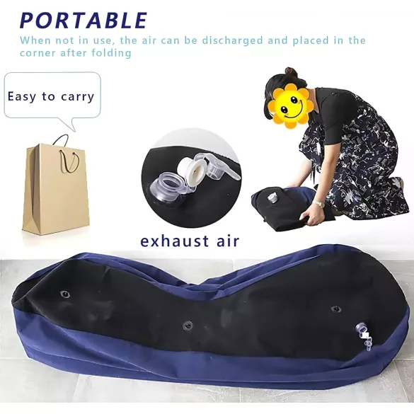 Desirel Magic Pillow - Oppblåsbar sexsofa - stor (blå)