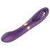 Funny Me Dual - Oppladbar, 2-i-1 tungevibrator (lilla)