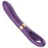 Funny Me Dual - Oppladbar, 2-i-1 tungevibrator (lilla)