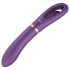 Funny Me Dual - Oppladbar, 2-i-1 tungevibrator (lilla)