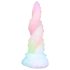Kraken - Vridt blekksprut-dildo 18 cm (regnbue)