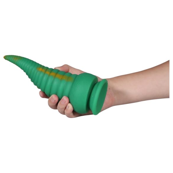 OgazR Octopuss - blekksprutarm dildo - 21 cm (grønn-gul)