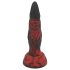 OgazR Hell Dong - riflet dildo - 20 cm (rød)
