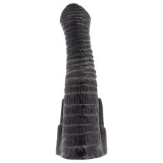 AnimHole Djumbo - stor elefantstamme dildo - 18cm (svart)