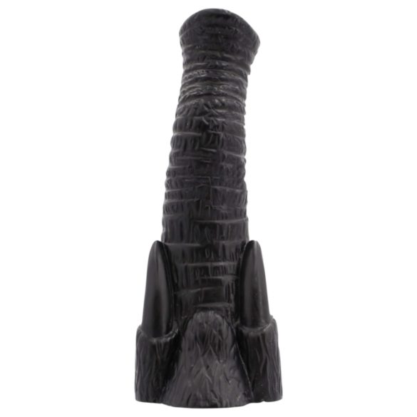 AnimHole Djumbo - stor elefantstamme dildo - 18cm (svart)