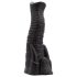 AnimHole Djumbo - stor elefantstamme dildo - 18cm (svart)