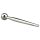 FukR - metall, rund dilator - 8cm (sølv)