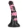 Bad Horse - silikon hestepenis-dildo - 18 cm (svart/rosa)