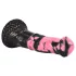 Bad Horse - silikon hestepenis-dildo - 18 cm (svart/rosa)