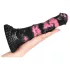 Bad Horse - silikon hestepenis-dildo - 18 cm (svart/rosa)