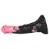 Bad Horse - silikon hestepenis-dildo - 18 cm (svart/rosa)