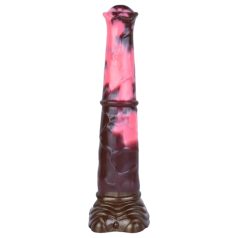 Bad Horse - silikon hestepenis dildo - 24cm (brun-rosa)