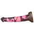 Bad Horse - silikon hestepenis dildo - 24cm (brun-rosa)