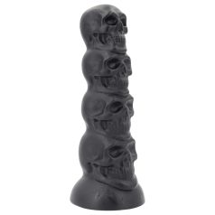 Toppedmonster - hodeskalledildo - 22 cm (svart)