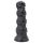 Toppedmonster - hodeskalledildo - 22 cm (svart)
