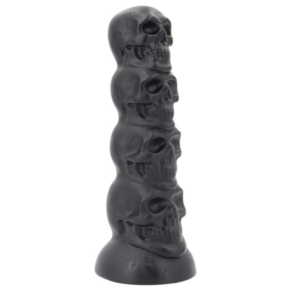 Toppedmonster - hodeskalledildo - 22 cm (svart)
