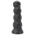 Topped Monster - hodeskalle-dildo - 22 cm (svart)