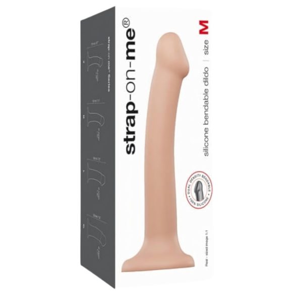 Strap-on-me M - Naturtro dobbeldildo medium