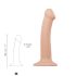 Strap-on-me M - Naturtro dobbeldildo medium