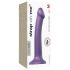 Strap-on-me Metallisk Glans M - hudvennlig dildo (metallisk lilla)
