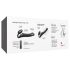 Strap-on-me M - festelig justerbar vibrator - medium (svart)
