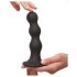 Strap-on-me Balls L - rund, sugekopp dildo (svart)