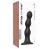 Strap-on-me Balls L - rund, sugekopp dildo (svart)