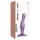 Strap-on-me Curvy S - bølget dildo med sugekopp (lilla)