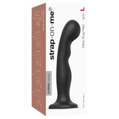 Strap-on-me P&G L - bøyd sugekopp dildo (svart)