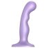 Strap-on-me P&G S - Bøyelig sugekoppdildo (lilla)