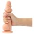 Strap-on-me M - dobbeltsjikts dildo med sugekopp (hudfarget)