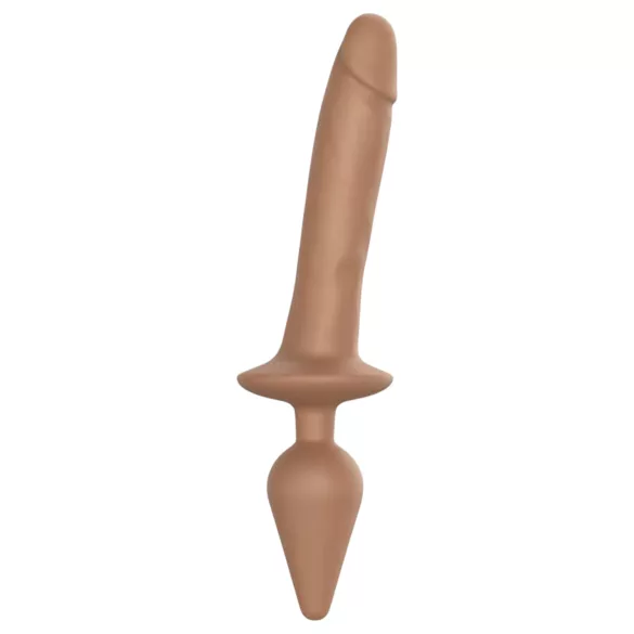 Strap-on-me Switch Realistic L - 2-i-1 realistisk silikon­dildo (natur)