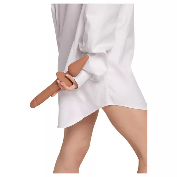 Strap-on-me Switch Realistic L - 2-i-1 realistisk silikon­dildo (natur)