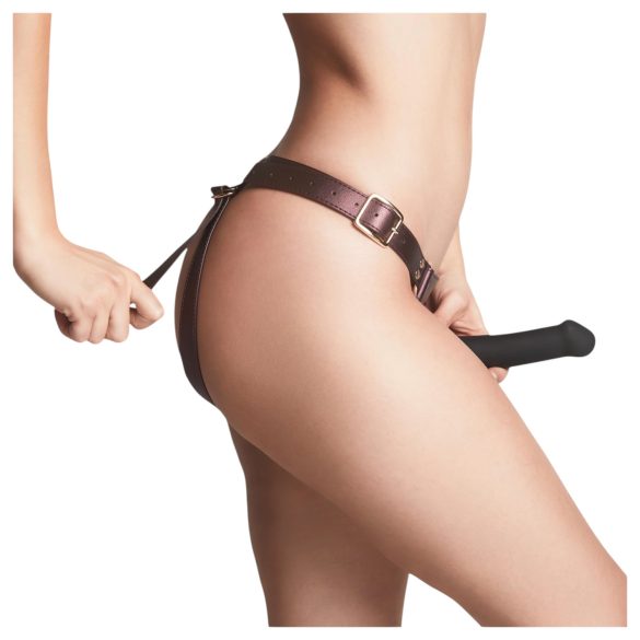 Strap-on-me - justerbar strap-on dildo - XS-XXL (brun)