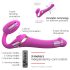 Strap-on-me S - påsettbar luftbølgevibrator (rosa)