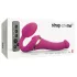 Strap-on-me S - påsettbar luftbølgevibrator (rosa)