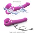 Strap-on-me M - lufttrykk-vibrator med stropper (rosa)