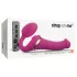 Strap-on-me M - lufttrykk-vibrator med stropper (rosa)