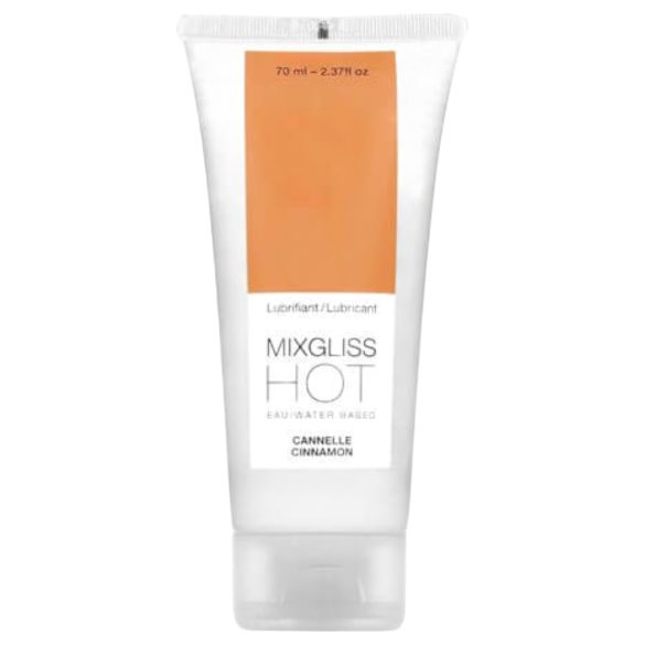 Mixgliss Hot - varmende, vannbasert glidemiddel - kanel (70 ml)