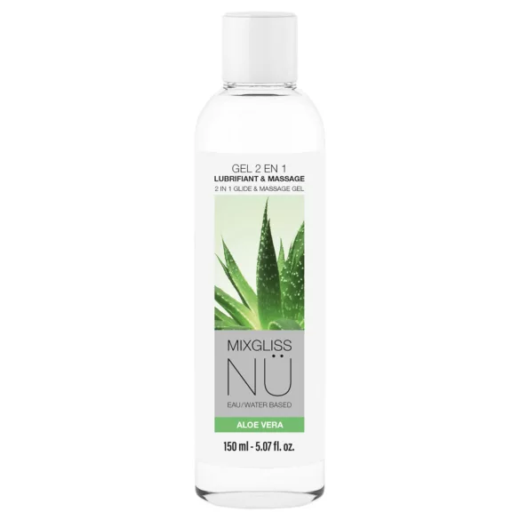 Mixgliss Nu Aloe Vera - nuru-massasjegele og glidemiddel (150 ml)