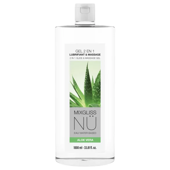 Mixgliss Nu Aloe Vera - nuru massasjegel og glidemiddel (1000 ml)