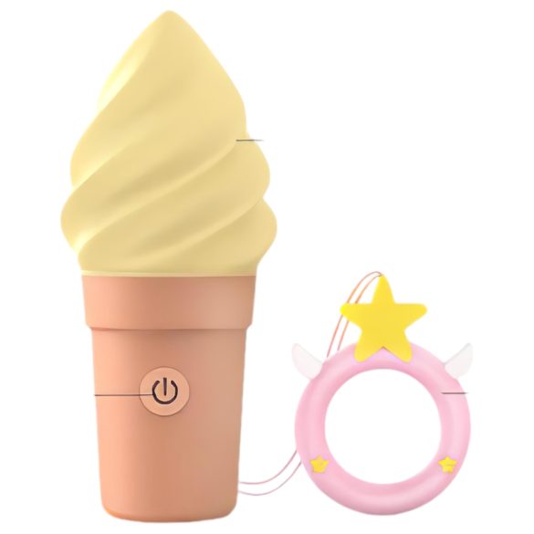 Love to Love Cand Ice - oppladbar klitorisvibrator (vanilje)