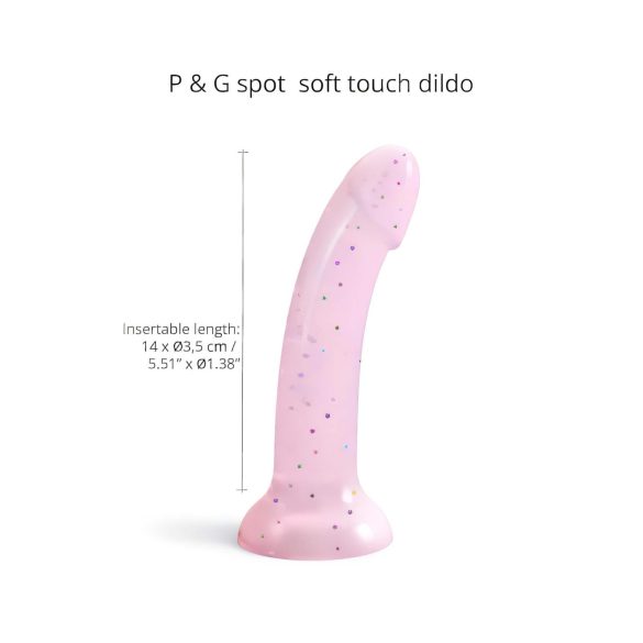 Dildolls Stjernelys - rosa stjernedildo med sugekopp