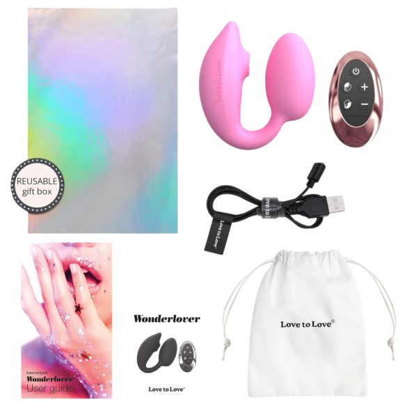 Love to Love Wonderlover - klitoris- og G-punkt-vibrator (rosa)