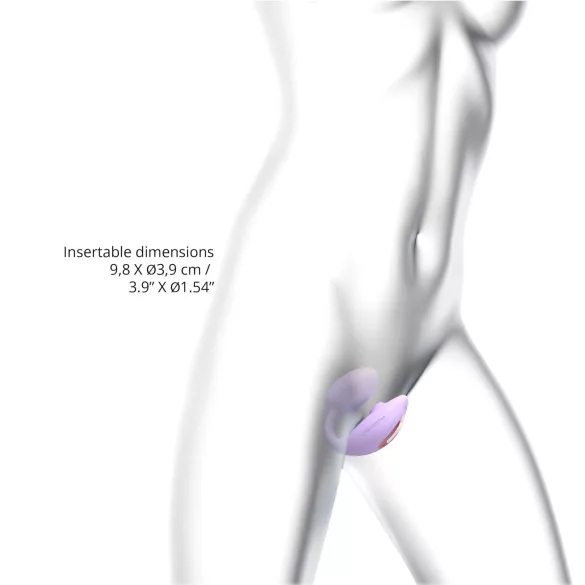 Love to Love Wonderlover - klitoris- og G-punktvibrator (lilla)