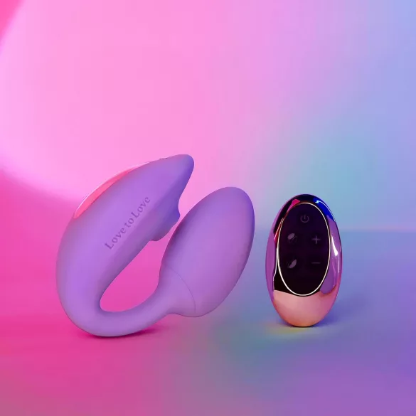 Love to Love Wonderlover - klitoris- og G-punktvibrator (lilla)