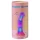 Love to Love Sugar Bomb - lysende LED-silikondildo (rosa-gul) - 16,9 cm
