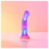Love to Love Sugar Bomb - lysende LED-silikondildo (rosa-gul) - 16,9 cm
