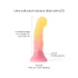 Love to Love Sugar Bomb - lysende LED-silikondildo (rosa-gul) - 16,9 cm